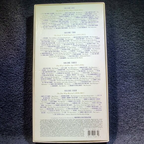 VINTAGE ORIGINAL  DOO WOP BOX SET ( NUMBER 1 ) COMPACT DISCS  AND BOOK - Picture 2 of 11